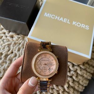 Michael Kors Women's Chronograph Parker watch